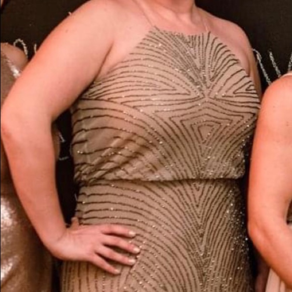 Gold formal gown